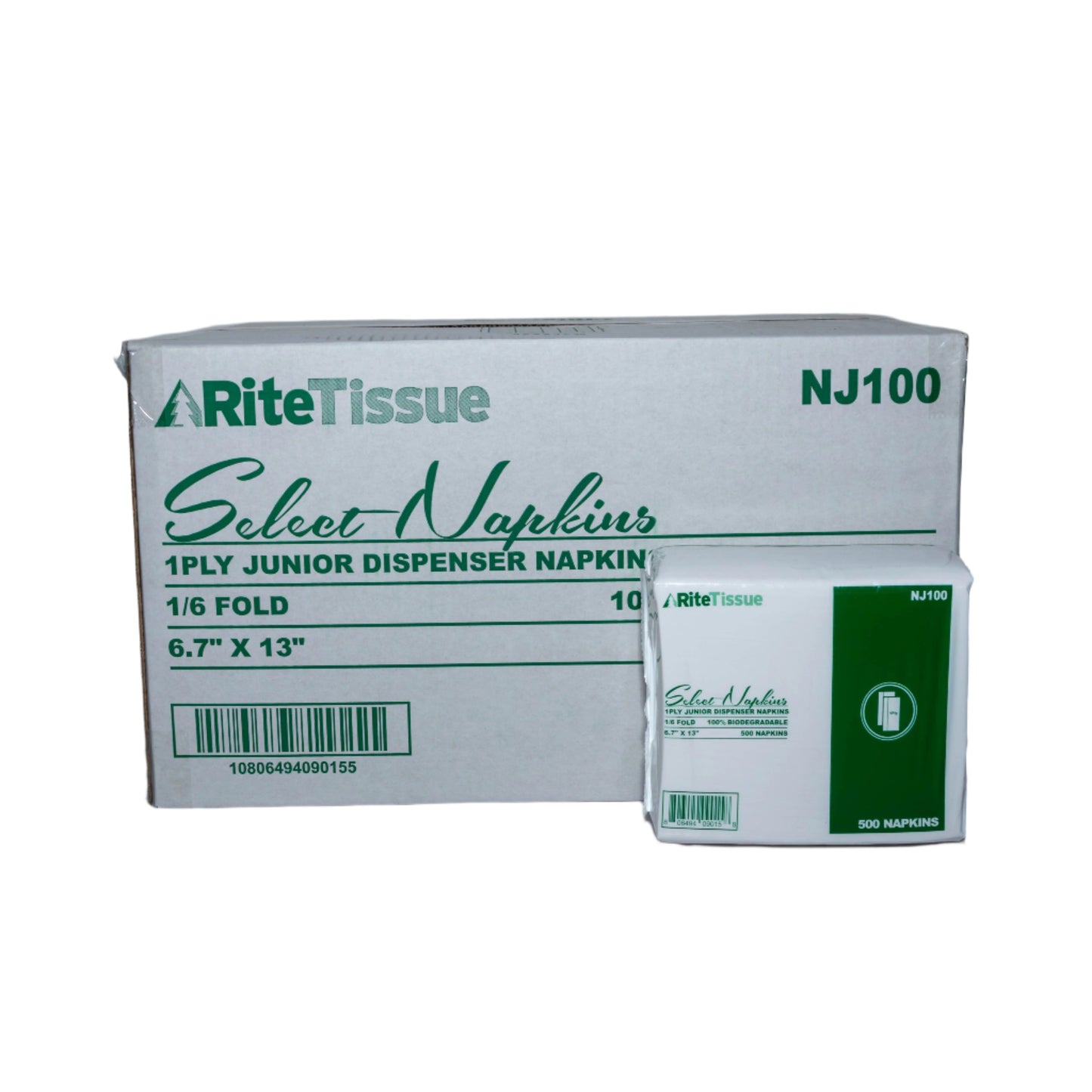 9000, 1 Ply, Junior Dispenser Napkin – RiteTissue