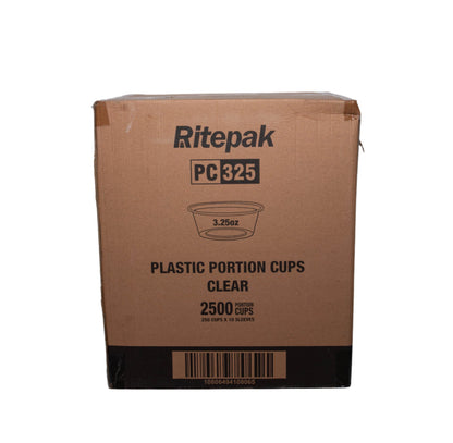 3.25oz PC325 Plastic Portion Cups Clear 2500 Cups – Ritepak