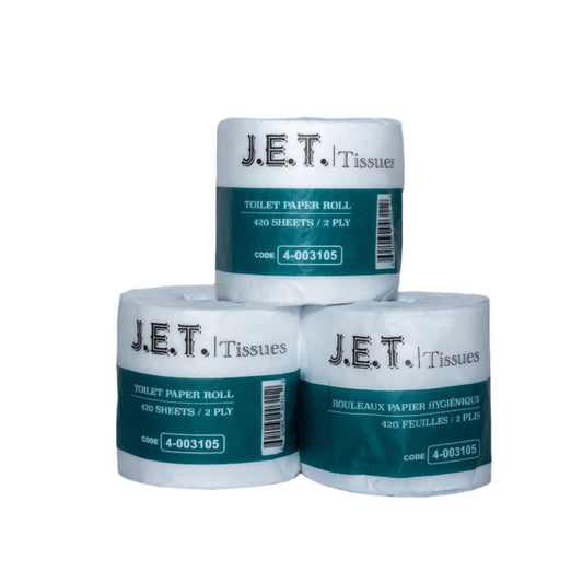 J.E.T Toilet Paper Rolls - HYG-48-420