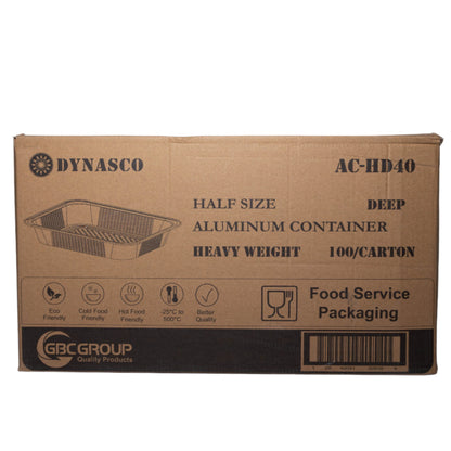 Half-Size Deep Aluminum Container - DYNASCO