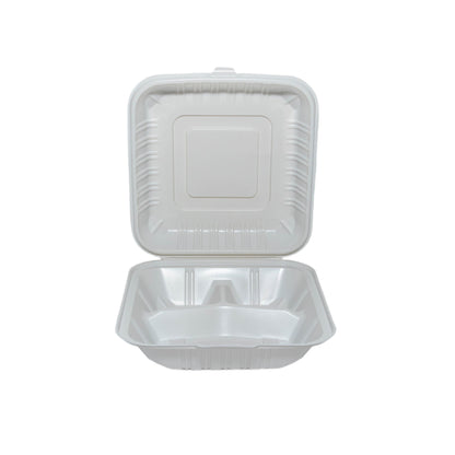 8"x8" MFPP 3-Compartment Hinged Lid Container – Ritepak