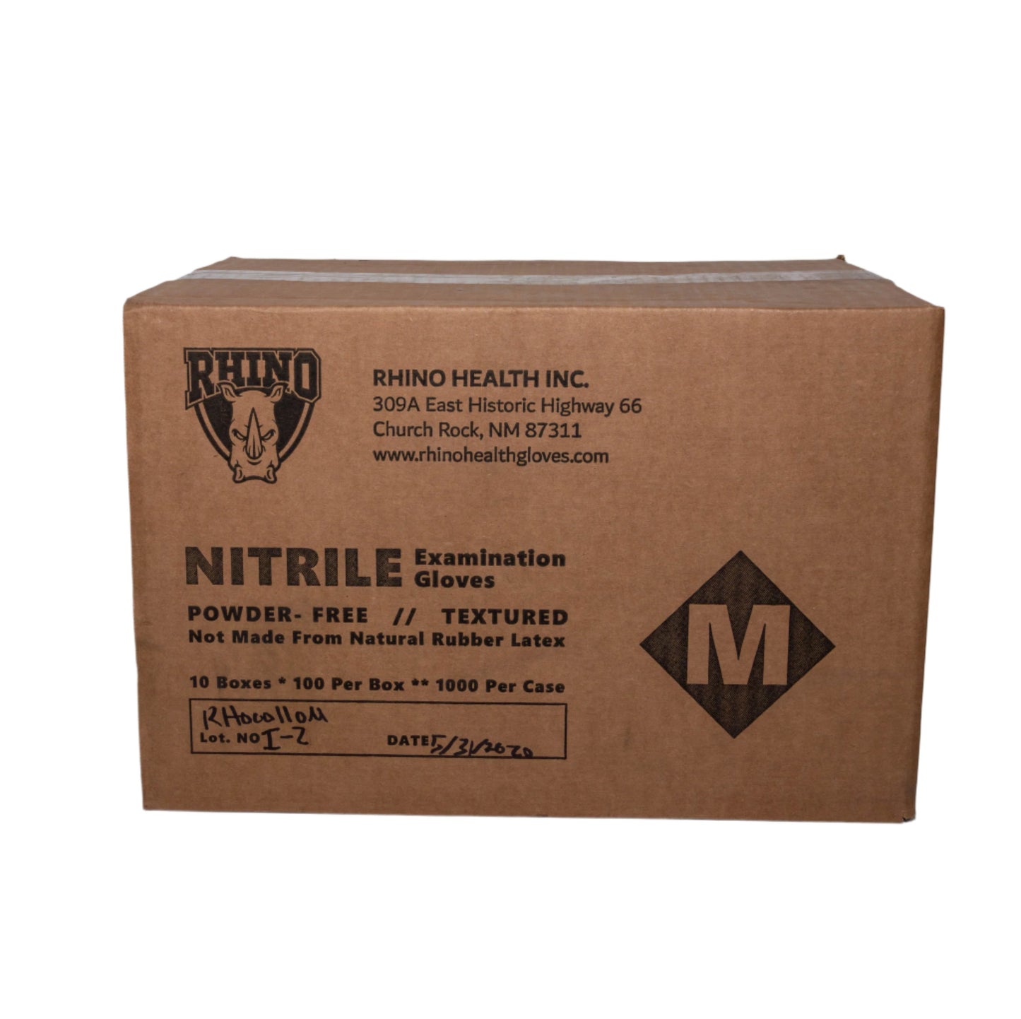 1 Box Nitrile Powder Free Gloves - RHINO