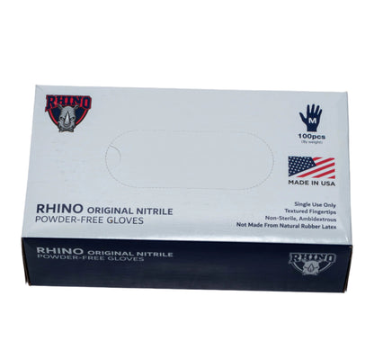 1 Box Nitrile Powder Free Gloves - RHINO