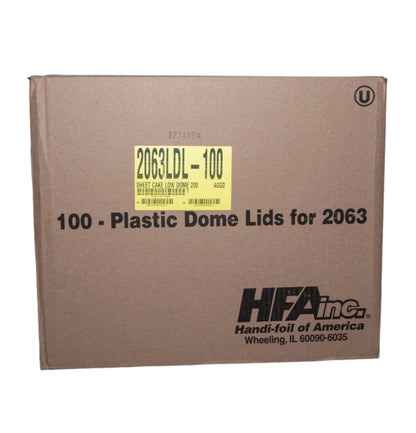 100 Plastic Dome Lids – HFA for 2063