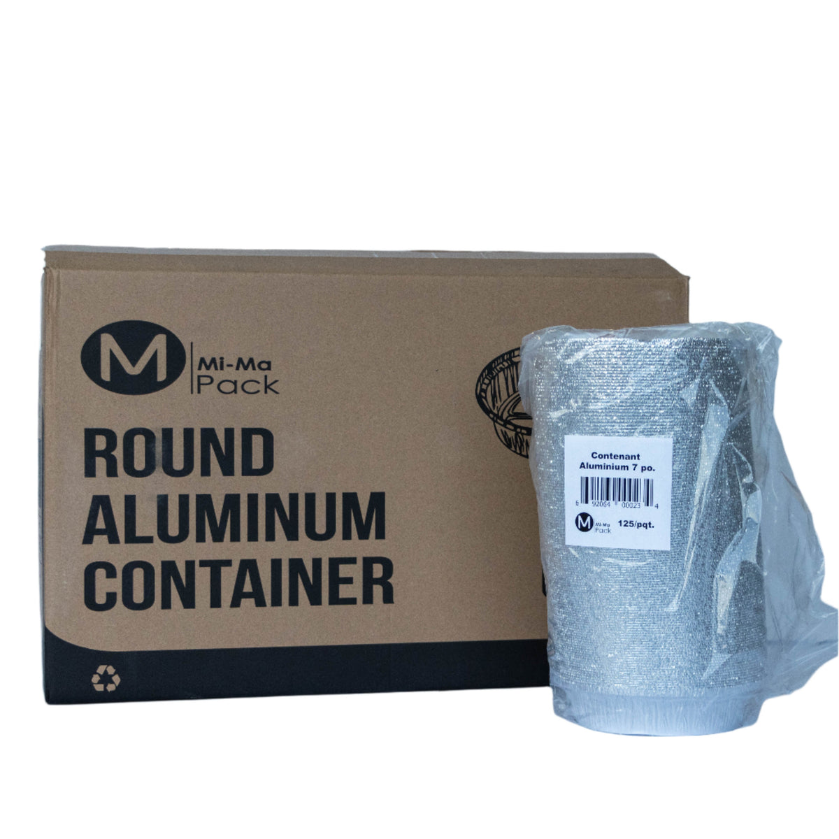 Al7 Containers 7-Inch Round Aluminum Container – 500/Case – MI-MA Pack – Lordblue