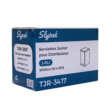 Tail Fold Junior Napkin - 9000 Units - TJR-3417 - Slypak