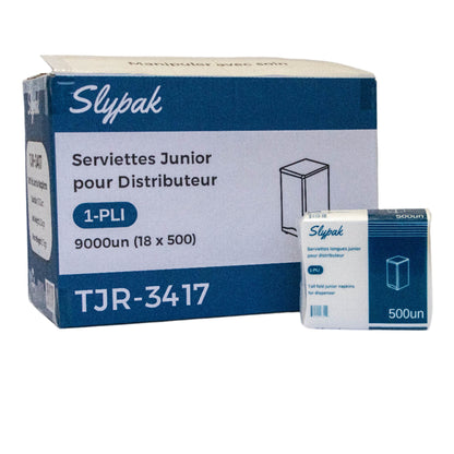 Tail Fold Junior Napkin - 9000 Units - TJR-3417 - Slypak