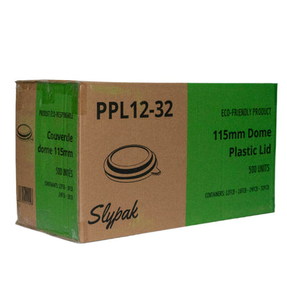 Plastic Lids for 12oz; 16oz Containers - 500 Units - PPL12-32 - Slypak