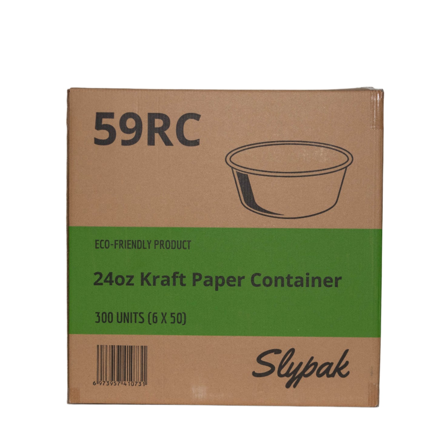 24oz Paper Container 300 Units - 59RC -Slypak