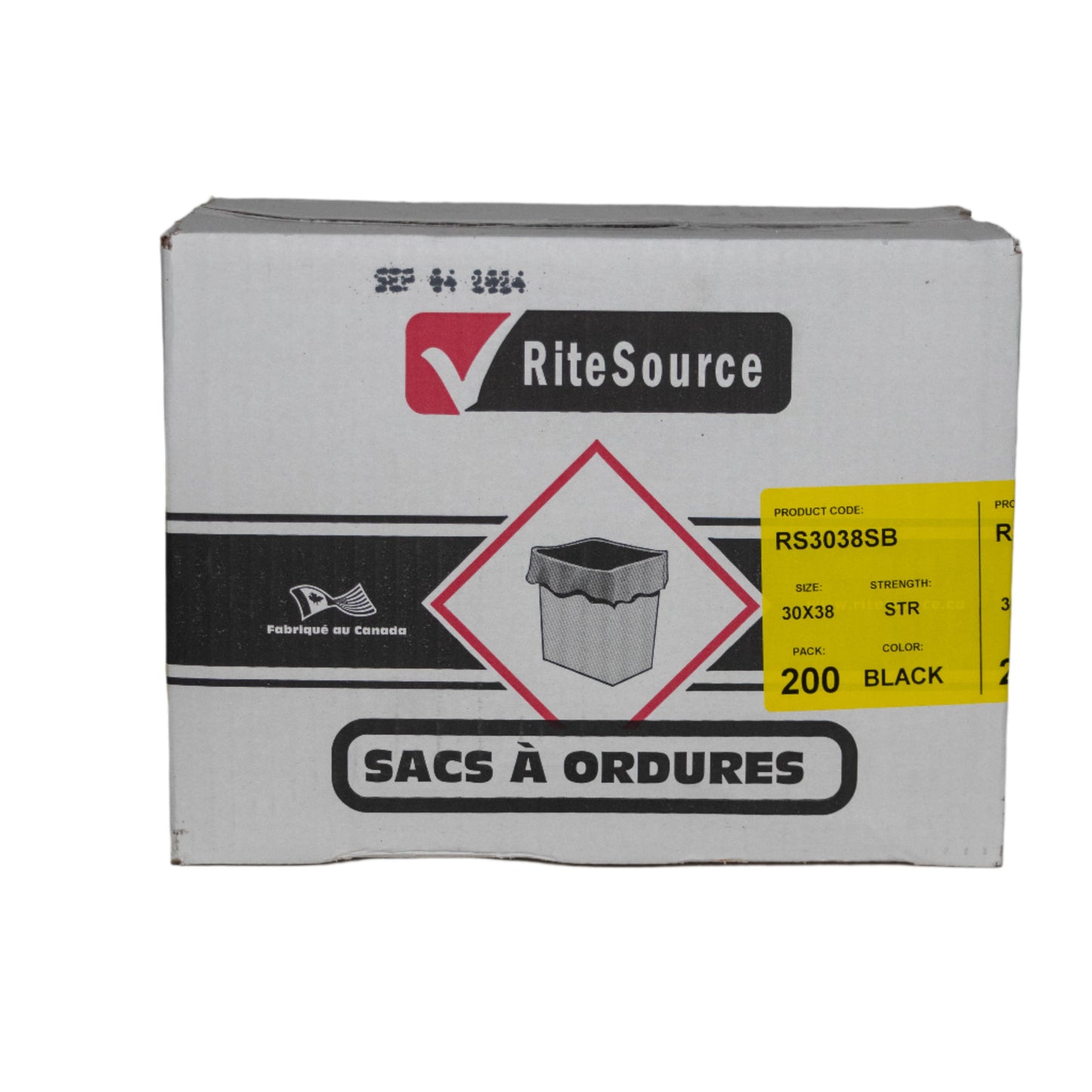 30x38 STG Black Garbage Bags 200/Case – Ritesource