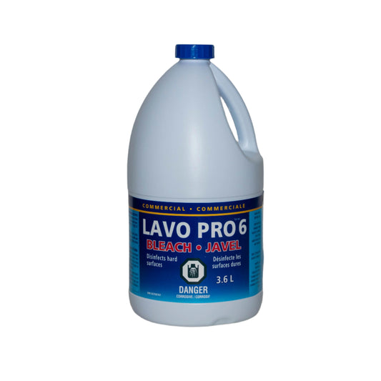 3.6L Bleach – Disinfects Hard Surfaces – Lavo Pro6