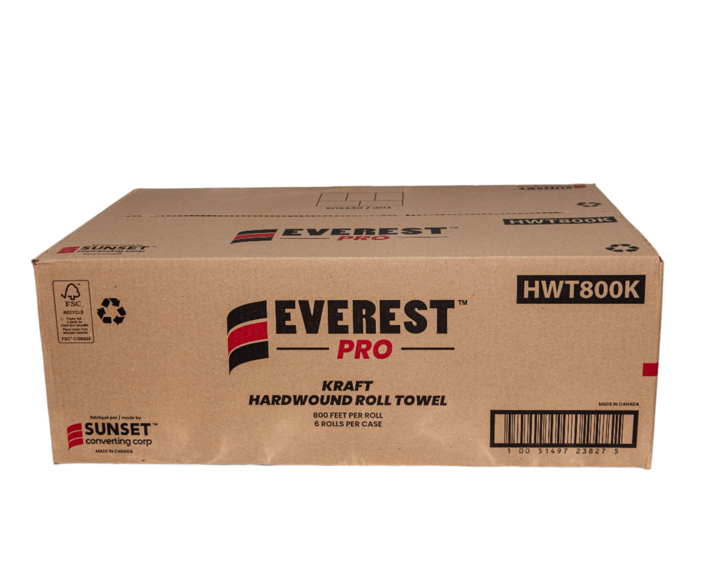 6 Kraft Paper Towel Roll - HWT800K - EVERST PRO