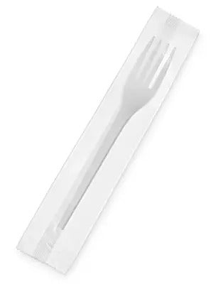 1000 Medium Weight Individually Wrapped Plastic Forks – C2101W - Riteware