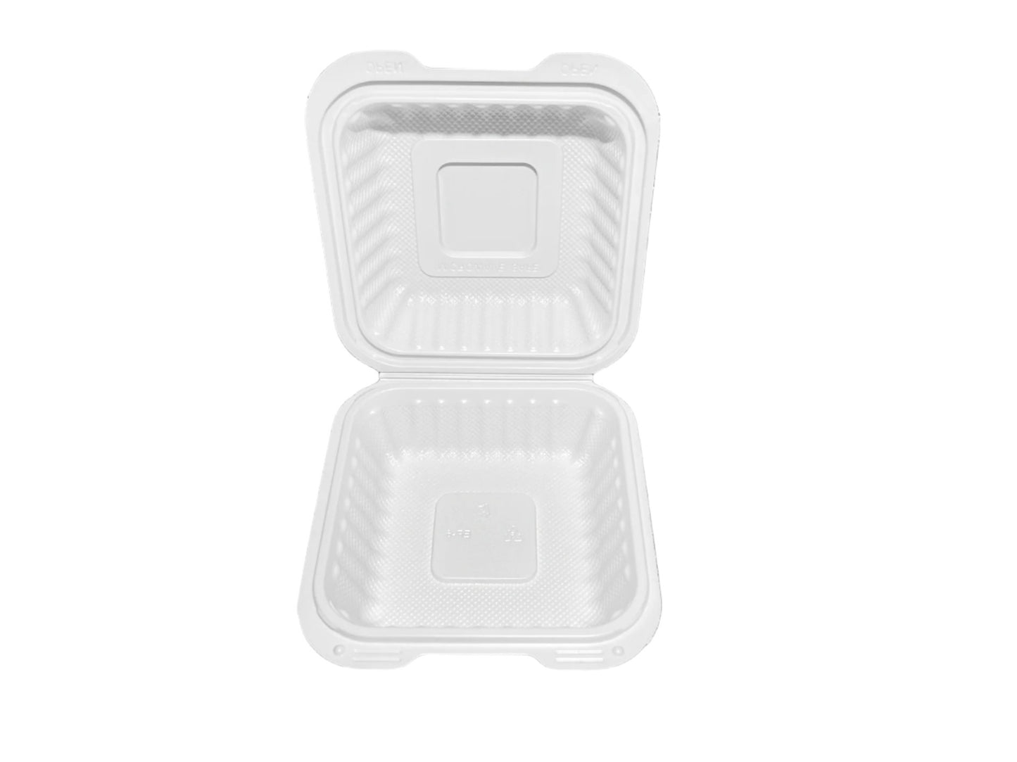 1 Compartment Hinged Container– LR EP-6 HOLE